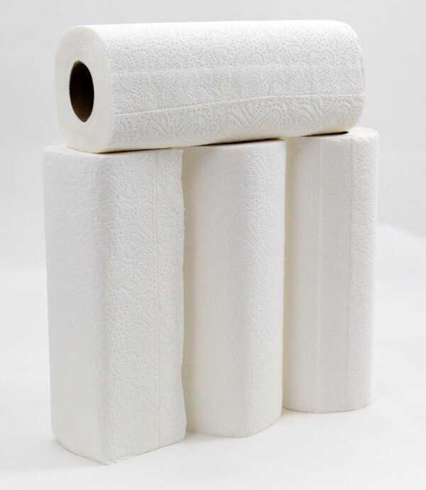 32  Large Pack of 3-ply Absorbent Kitchen Rolls 50 Sheets per Roll – Bild 2
